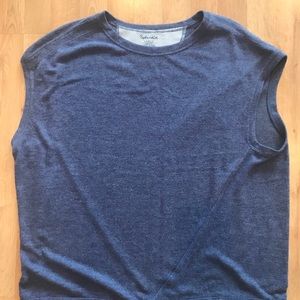 Cap sleeve sweatshirt